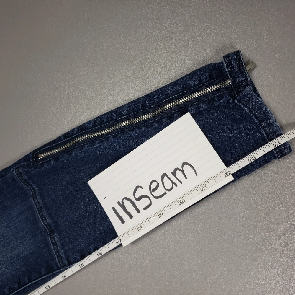 Bebe ankle zipper skinny jeans size 25